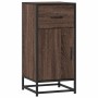 Aparador madera ingeniería y metal marrón roble 35,5x35x76 cm de , Aparadores - Ref: Foro24-848963, Precio: 63,73 €, Descuent...