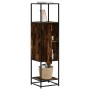 Aparador alto madera de ingeniería y metal 35,5x35x139 cm de , Aparadores - Ref: Foro24-849036, Precio: 72,95 €, Descuento: %