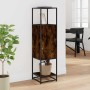 Aparador alto madera de ingeniería y metal 35,5x35x139 cm de , Aparadores - Ref: Foro24-849036, Precio: 72,95 €, Descuento: %