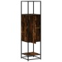 Aparador alto madera de ingeniería y metal 35,5x35x139 cm de , Aparadores - Ref: Foro24-849036, Precio: 72,95 €, Descuento: %