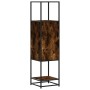 Aparador alto madera de ingeniería y metal 35,5x35x139 cm de , Aparadores - Ref: Foro24-849036, Precio: 72,95 €, Descuento: %