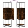 Aparador alto madera de ingeniería y metal 35,5x35x139 cm de , Aparadores - Ref: Foro24-849036, Precio: 72,95 €, Descuento: %