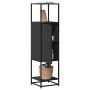 Aparador alto madera de ingeniería y metal 35,5x35x139 cm de , Aparadores - Ref: Foro24-849034, Precio: 79,56 €, Descuento: %