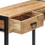 Mesa consola de madera maciza de mango 90x30x75 cm en Mesas auxiliares | Comprar online en Foru.es