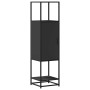 Aparador alto madera de ingeniería y metal 35,5x35x139 cm de , Aparadores - Ref: Foro24-849034, Precio: 79,56 €, Descuento: %