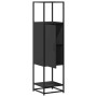 Aparador alto madera de ingeniería y metal 35,5x35x139 cm de , Aparadores - Ref: Foro24-849034, Precio: 79,56 €, Descuento: %