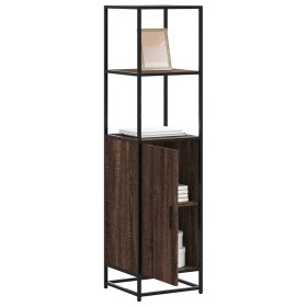 Aparador alto madera ingeniería marrón roble 35,5x35x139cm de , Aparadores - Ref: Foro24-849048, Precio: 79,01 €, Descuento: %