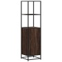 Aparador alto madera ingeniería marrón roble 35,5x35x139cm de , Aparadores - Ref: Foro24-849048, Precio: 79,01 €, Descuento: %