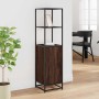Aparador alto madera ingeniería marrón roble 35,5x35x139cm de , Aparadores - Ref: Foro24-849048, Precio: 79,01 €, Descuento: %