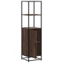 Aparador alto madera ingeniería marrón roble 35,5x35x139cm de , Aparadores - Ref: Foro24-849048, Precio: 79,01 €, Descuento: %