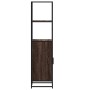 Aparador alto madera ingeniería marrón roble 35,5x35x139cm de , Aparadores - Ref: Foro24-849048, Precio: 79,01 €, Descuento: %