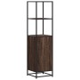 Aparador alto madera ingeniería marrón roble 35,5x35x139cm de , Aparadores - Ref: Foro24-849048, Precio: 79,01 €, Descuento: %