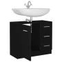 Armario para lavabo madera contrachapada negro 63x30x54 cm de vidaXL, Muebles de baño - Ref: Foro24-804185, Precio: 68,93 €, ...