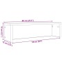 Estantería cocina apilable madera ingeniería madera vieja de , Contenedores para utensilios de cocina - Ref: Foro24-860513, P...