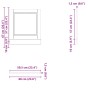 Panel para lavavajillas Porto madera contrachapada blanco de , Armarios de cocina - Ref: Foro24-854137, Precio: 41,99 €, Desc...