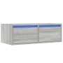 Mueble de TV con luces LED sonoma gris 75x35,5x25 cm de , Muebles TV - Ref: Foro24-860234, Precio: 71,58 €, Descuento: %