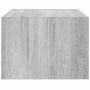 Mueble de TV con luces LED sonoma gris 75x35,5x25 cm de , Muebles TV - Ref: Foro24-860234, Precio: 71,58 €, Descuento: %
