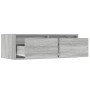 Mueble de TV con luces LED sonoma gris 75x35,5x25 cm de , Muebles TV - Ref: Foro24-860234, Precio: 71,58 €, Descuento: %