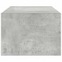 Mueble de TV con luces LED gris hormigón 100X35,5x25 cm de , Muebles TV - Ref: Foro24-860241, Precio: 80,02 €, Descuento: %