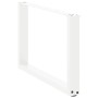 Patas de mesa de centro forma U 2uds acero blanco 60x(42-43) cm de , Patas para mesas - Ref: Foro24-4013161, Precio: 59,82 €,...