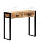 Mesa consola de madera maciza de mango 90x30x75 cm en Mesas auxiliares | Comprar online en Foru.es