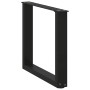 Patas de mesa de centro forma U 2uds acero negro 50x(42-43) cm de , Patas para mesas - Ref: Foro24-4013156, Precio: 71,69 €, ...