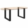 Patas de mesa de centro forma U 2uds acero negro 50x(42-43) cm de , Patas para mesas - Ref: Foro24-4013156, Precio: 71,69 €, ...