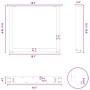 Patas de mesa de centro forma U 2uds acero negro 50x(42-43) cm de , Patas para mesas - Ref: Foro24-4013156, Precio: 71,69 €, ...