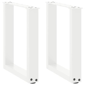 Patas de mesa de centro forma U 2uds acero blanco 28x(42-43) cm de , Patas para mesas - Ref: Foro24-4013149, Precio: 54,76 €,...
