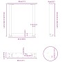 Patas de mesa de centro forma U 2uds acero blanco 28x(42-43) cm de , Patas para mesas - Ref: Foro24-4013149, Precio: 54,76 €,...