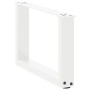 Patas de mesa de centro forma U 2uds acero blanco 50x(30-31) cm de , Patas para mesas - Ref: Foro24-4013137, Precio: 52,70 €,...