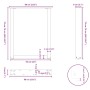 Patas para mesa de centro en forma de U 2 uds acero negro de , Patas para mesas - Ref: Foro24-4013180, Precio: 73,60 €, Descu...