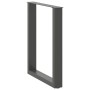 Patas mesa centro forma U 2uds antracita 60x(72-73)cm acero de , Patas para mesas - Ref: Foro24-4013182, Precio: 74,26 €, Des...