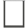 Patas mesa centro forma U 2uds antracita 60x(72-73)cm acero de , Patas para mesas - Ref: Foro24-4013182, Precio: 74,26 €, Des...