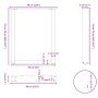 Patas mesa centro forma U 2uds antracita 60x(72-73)cm acero de , Patas para mesas - Ref: Foro24-4013182, Precio: 74,26 €, Des...