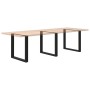 Patas para mesa centro forma U 3 uds acero negro 80x(72-73) cm de , Patas para mesas - Ref: Foro24-4013204, Precio: 109,20 €,...