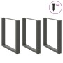 Patas mesa centro forma U 3 uds antracita 80x(72-73) cm acero de , Patas para mesas - Ref: Foro24-4013206, Precio: 127,09 €, ...