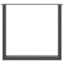 Patas para mesa comedor forma U 2uds antracita 90x(72-73) cm de , Patas para mesas - Ref: Foro24-4013194, Precio: 96,95 €, De...