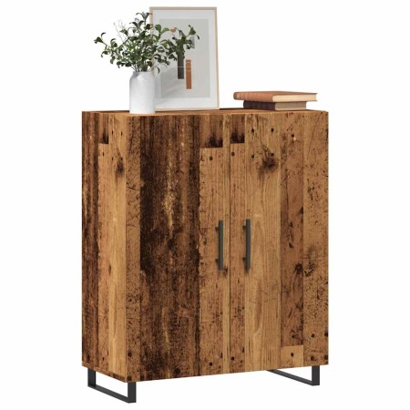 Aparador de madera de ingeniería envejecida 69,5x34x90 cm de , Aparadores - Ref: Foro24-857181, Precio: 87,94 €, Descuento: %