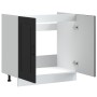 Mueble bajo para fregadero Kalmar negro 80x46x81,5 cm de , Armarios de cocina - Ref: Foro24-853448, Precio: 85,83 €, Descuent...