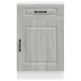 Mueble bajo de cocina Kalmar gris sonoma madera de ingeniería de , Armarios de cocina - Ref: Foro24-853483, Precio: 101,58 €,...