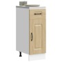 Mueble bajo de cocina Kalmar madera ingeniería de roble sonoma de , Armarios de cocina - Ref: Foro24-853460, Precio: 65,17 €,...