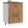 Mueble bajo de cocina Kalmar de madera antigua de ingeniería de , Armarios de cocina - Ref: Foro24-853495, Precio: 89,23 €, D...
