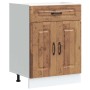 Mueble bajo de cocina Kalmar de madera antigua de ingeniería de , Armarios de cocina - Ref: Foro24-853495, Precio: 89,23 €, D...