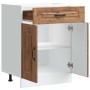Mueble bajo de cocina Kalmar de madera antigua de ingeniería de , Armarios de cocina - Ref: Foro24-853495, Precio: 89,23 €, D...