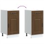 Mueble bajo de cocina Kalmar madera ingeniería de roble marrón de , Armarios de cocina - Ref: Foro24-853474, Precio: 76,40 €,...