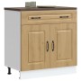 Mueble bajo de cocina Kalmar roble artesanal madera ingeniería de , Armarios de cocina - Ref: Foro24-853506, Precio: 105,10 €...