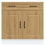 Mueble bajo de cocina Kalmar roble artesanal madera ingeniería de , Armarios de cocina - Ref: Foro24-853506, Precio: 105,10 €...