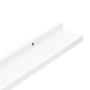 Estantes de pared 2 unidades blanco 100x9x3 cm en Estanterías | Comprar online en Foru.es