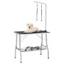 Mesa de aseo ajustable para perros con 2 lazos y cesta de vidaXL, Productos de higiene para mascotas - Ref: Foro24-171068, Pr...